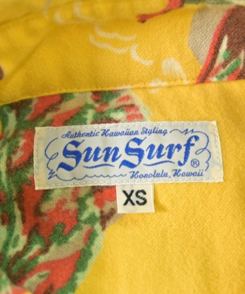 SUN SURF（サン　サーフ）ブラウス 黄 サイズ:XS レディース/2200605921023
