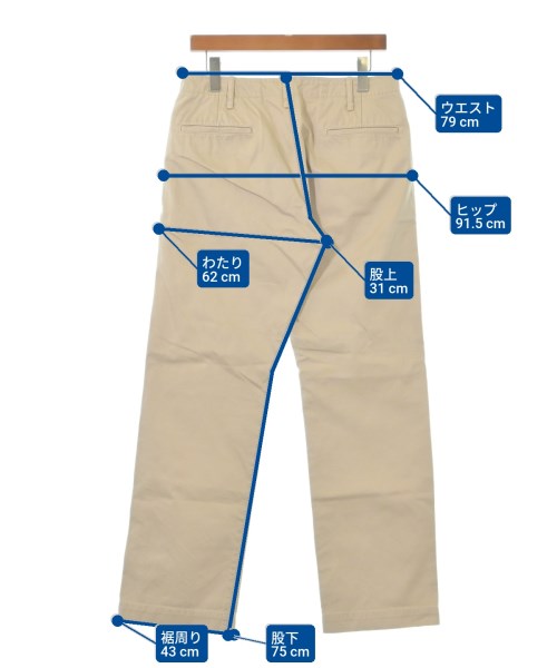 TOY'S McCOY（トイズマッコイ）チノパン ベージュ サイズ:32(L位) メンズ/2200635031136