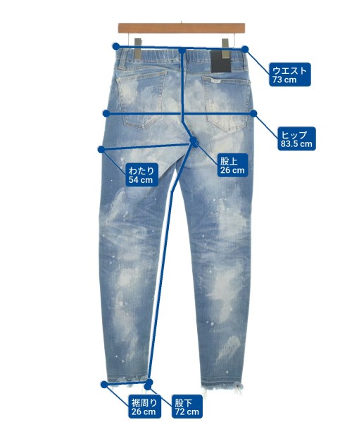 BIGJOHN（ビッグジョン）デニムパンツ 青 サイズ:M メンズ/2200629860117