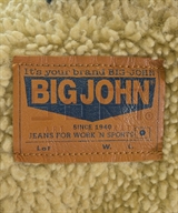 BIGJOHN（ビッグジョン）デニムジャケット 青 サイズ:S メンズ/2200613416016