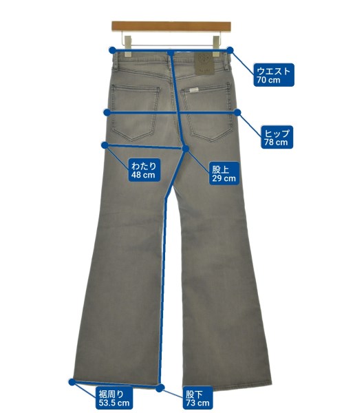 BIGJOHN（ビッグジョン）デニムパンツ グレー サイズ:XS レディース/2200606101011