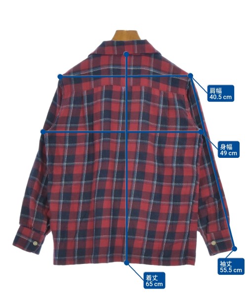 CAMCO（カムコ）カジュアルシャツ 赤 サイズ:S メンズ/2200642998095