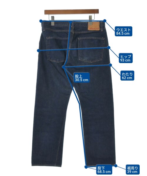 RESOLUTE（リゾルト）デニムパンツ 紺 サイズ:34(XL位) メンズ/2200640073497