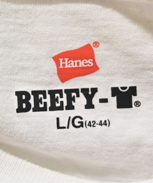 Hanes（ヘインズ）Tシャツ・カットソー 白 サイズ:L メンズ/2200632522255