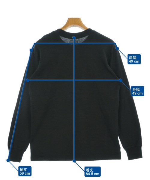 Hanes（ヘインズ）Tシャツ・カットソー 黒 サイズ:M メンズ/2200642340115