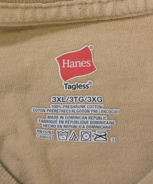 Hanes（ヘインズ）Tシャツ・カットソー ベージュ サイズ:3XL メンズ/2200551520035