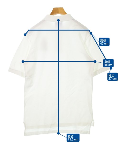 Hanes（ヘインズ）ポロシャツ 白 サイズ:M メンズ/2200622992082