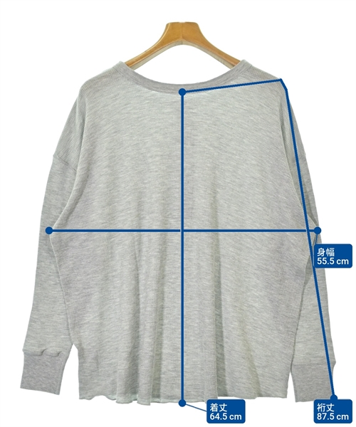 Hanes（ヘインズ）Tシャツ・カットソー グレー サイズ:F レディース/2200624935070
