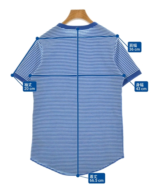 Hanes（ヘインズ）Tシャツ・カットソー 青 サイズ:S レディース/2200615316345