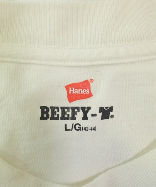 Hanes（ヘインズ）Tシャツ・カットソー 白 サイズ:L メンズ/2200621667653
