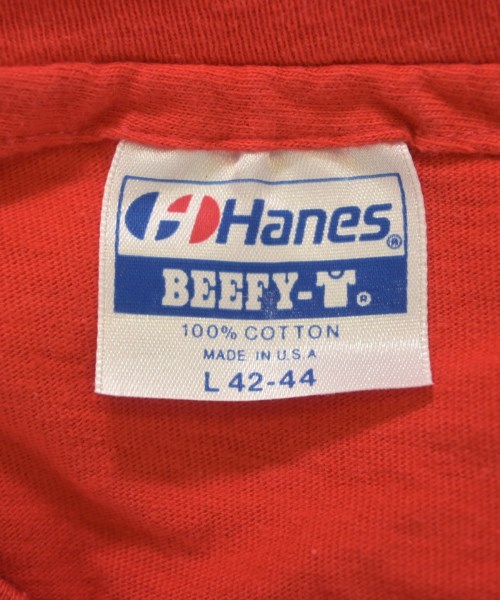 Hanes（ヘインズ）Tシャツ・カットソー 赤 サイズ:L メンズ/2200617751434