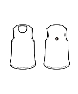 Hanes（ヘインズ）ノースリーブ 青 サイズ:M レディース/2200613235020