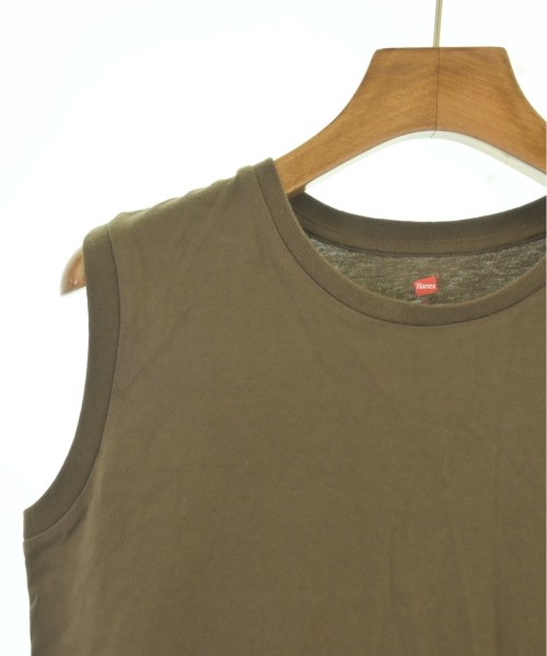 Hanes（ヘインズ）ノースリーブ 茶 サイズ:F レディース/2200692786079
