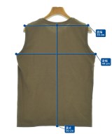Hanes（ヘインズ）ノースリーブ 茶 サイズ:F レディース/2200692786079