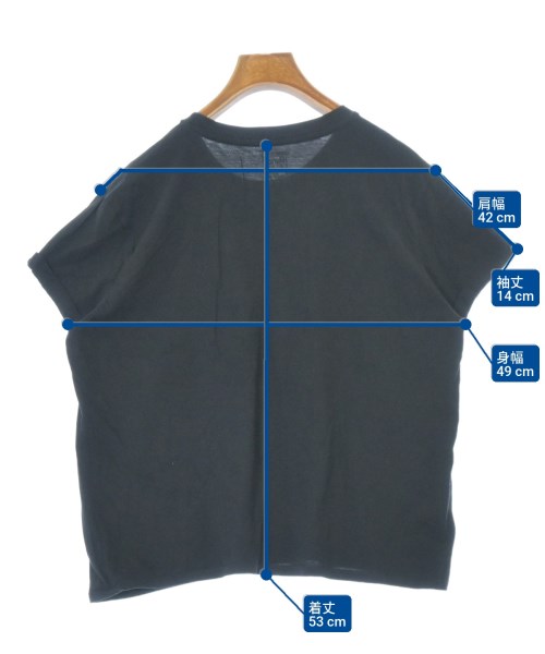 Hanes（ヘインズ）Tシャツ・カットソー 黒 サイズ:F レディース/2200695722111