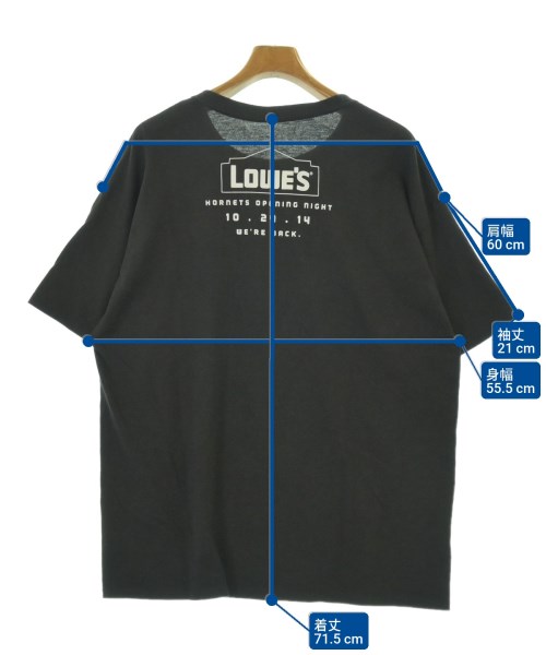 Hanes（ヘインズ）Tシャツ・カットソー 黒 サイズ:XL メンズ/2200696201059