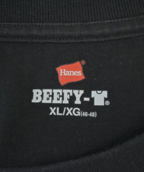Hanes（ヘインズ）Tシャツ・カットソー 黒 サイズ:XL メンズ/2200700775101