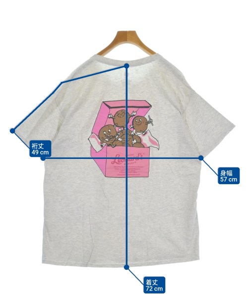 Hanes（ヘインズ）Tシャツ・カットソー グレー サイズ:XL メンズ/2200643704268