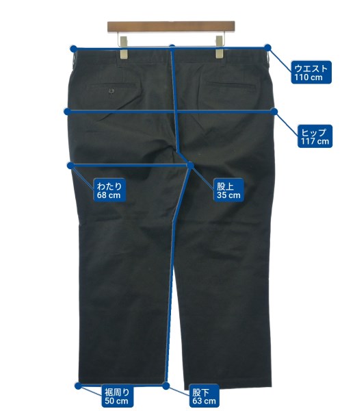 Hanes（ヘインズ）チノパン 黒 サイズ:-(XXL位) メンズ/2200658060045