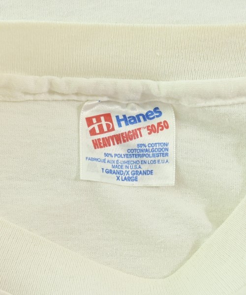 Hanes（ヘインズ）Tシャツ・カットソー 白 サイズ:XL メンズ/2200659409096