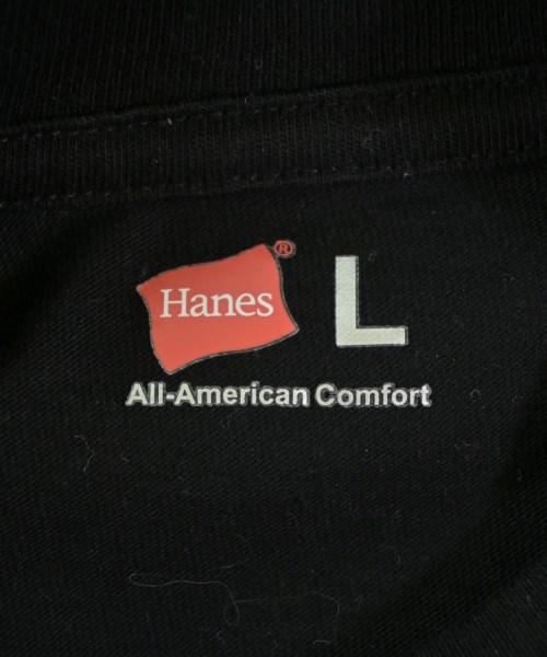 Hanes（ヘインズ）Tシャツ・カットソー 黒 サイズ:L メンズ/2200661921081