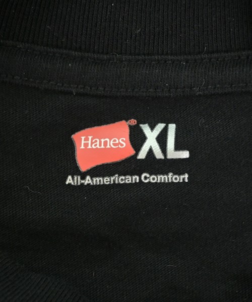 Hanes（ヘインズ）Tシャツ・カットソー 黒 サイズ:XL メンズ/2200661921098
