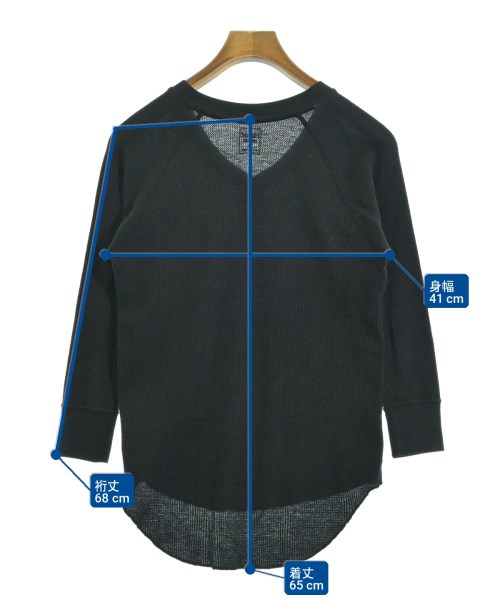 Hanes（ヘインズ）Tシャツ・カットソー 黒 サイズ:F レディース/2200709794233