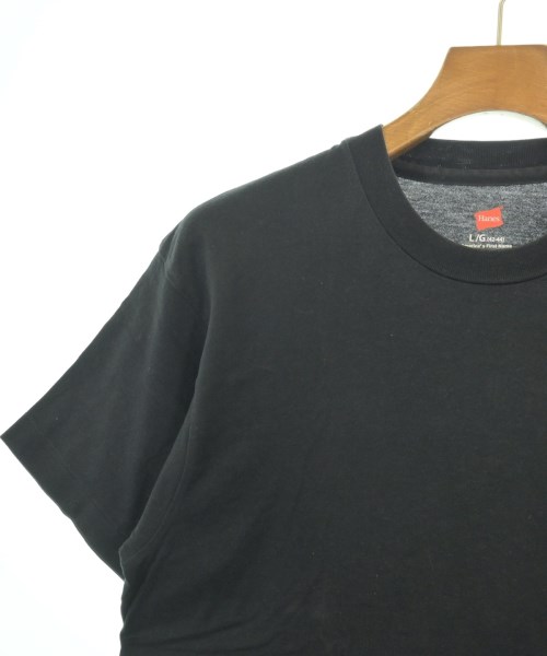 Hanes（ヘインズ）Tシャツ・カットソー 黒 サイズ:L メンズ/2200713411065