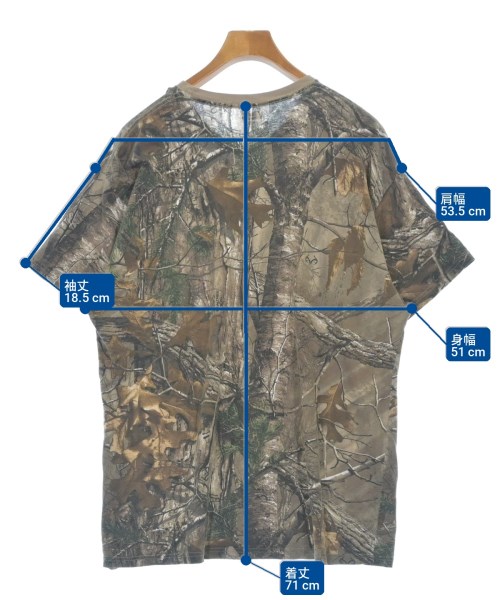 Hanes（ヘインズ）Tシャツ・カットソー 茶 サイズ:-(L位) メンズ/2200715550571