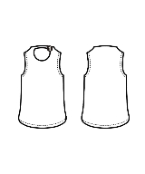 Hanes（ヘインズ）ノースリーブ 白 サイズ:M レディース/2200713784084