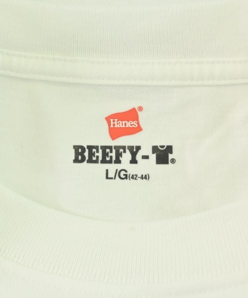 Hanes（ヘインズ）Tシャツ・カットソー 白 サイズ:L メンズ/2200713415049