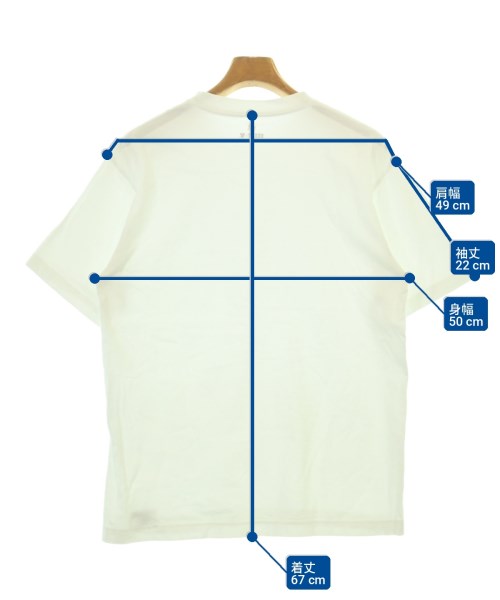 Hanes（ヘインズ）Tシャツ・カットソー 白 サイズ:L メンズ/2200713415049