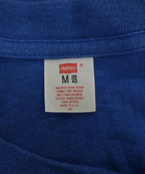 Hanes（ヘインズ）Tシャツ・カットソー 青 サイズ:M メンズ/2200646002132