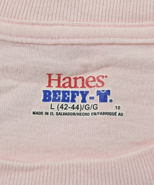 Hanes（ヘインズ）Tシャツ・カットソー ピンク サイズ:L メンズ/2200652793253