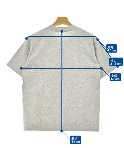 Hanes（ヘインズ）Tシャツ・カットソー グレー サイズ:S メンズ/2200700734191