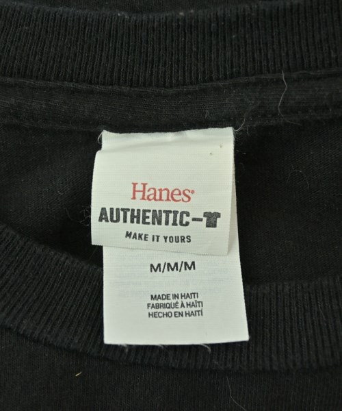 Hanes（ヘインズ）Tシャツ・カットソー 黒 サイズ:M メンズ/2200702771040