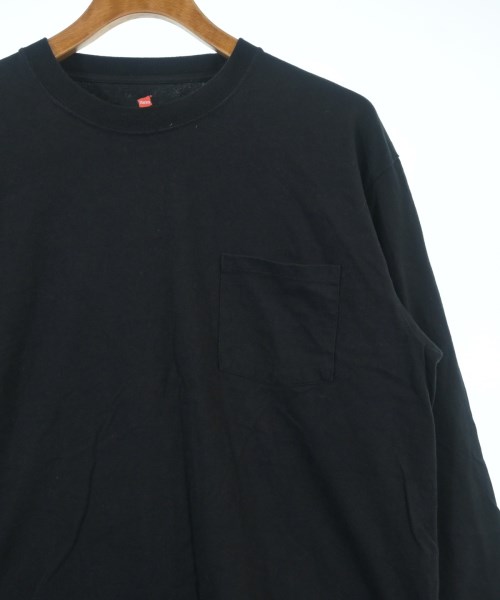 Hanes（ヘインズ）Tシャツ・カットソー 黒 サイズ:XL メンズ/2200703455031