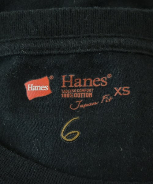 Hanes（ヘインズ）Tシャツ・カットソー 黒 サイズ:L レディース/2200706338058