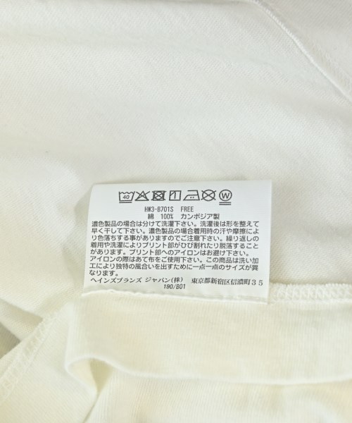 Hanes（ヘインズ）Tシャツ・カットソー 白 サイズ:F メンズ/2200718168056