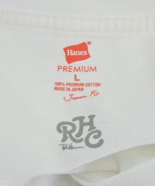 Hanes（ヘインズ）Tシャツ・カットソー 白 サイズ:L メンズ/2200683432053
