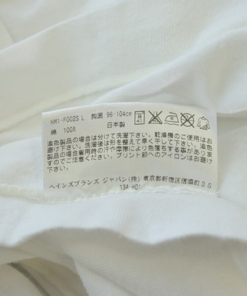 Hanes（ヘインズ）Tシャツ・カットソー 白 サイズ:L メンズ/2200683432053