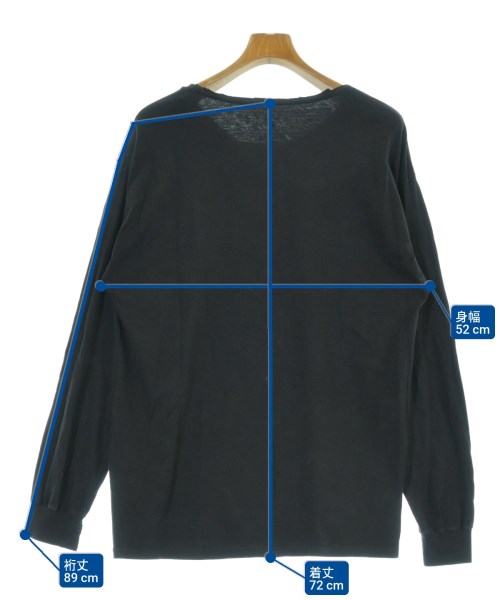 Hanes（ヘインズ）Tシャツ・カットソー 黒 サイズ:L メンズ/2200683832037
