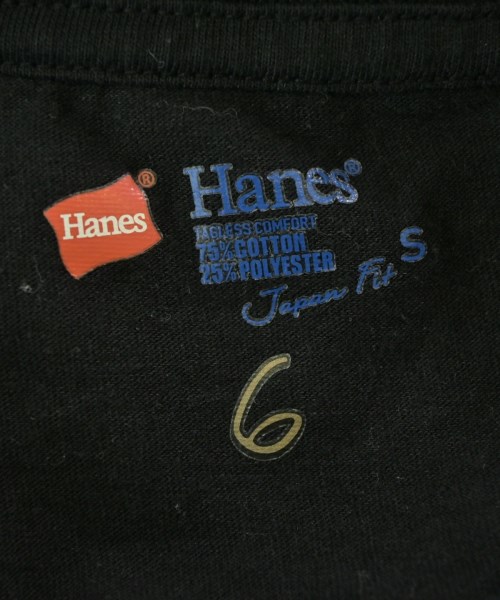 Hanes（ヘインズ）Tシャツ・カットソー 黒 サイズ:S レディース/2200679100164