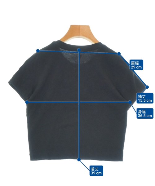 Hanes（ヘインズ）Tシャツ・カットソー 黒 サイズ:F レディース/2200679997115