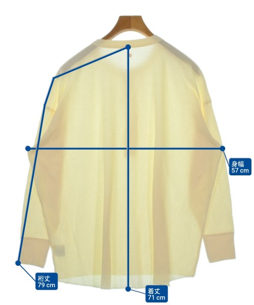 Hanes（ヘインズ）Tシャツ・カットソー 黄 サイズ:F レディース/2200680725400