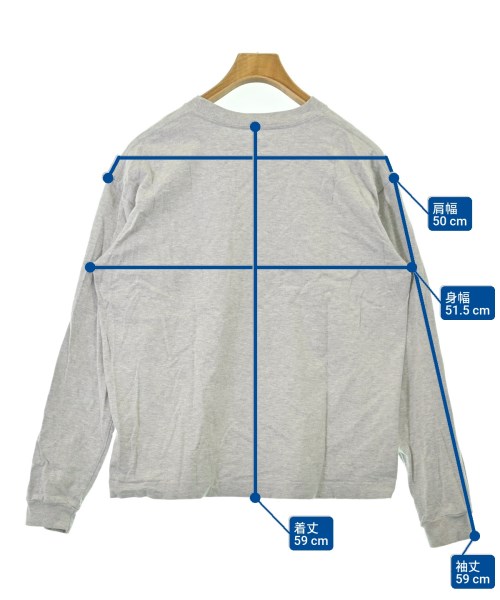 Hanes（ヘインズ）Tシャツ・カットソー グレー サイズ:M メンズ/2200689734113