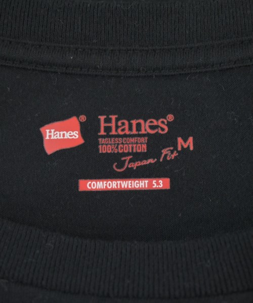 Hanes（ヘインズ）Tシャツ・カットソー 黒 サイズ:M メンズ/2200691378053