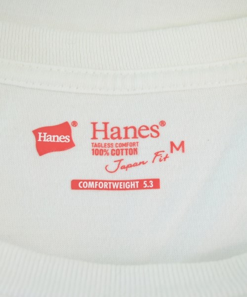 Hanes（ヘインズ）Tシャツ・カットソー 白 サイズ:M メンズ/2200691378060