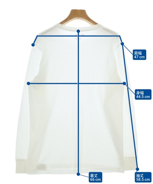 Hanes（ヘインズ）Tシャツ・カットソー 白 サイズ:M メンズ/2200691378060