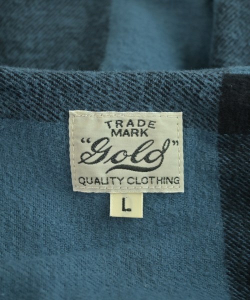 GOLD（ゴールド）カジュアルシャツ 青 サイズ:L メンズ/2200654129029